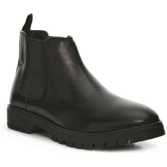 Men's Vince Camuto Zavara Lugg  Chelsea Boot Black Size US 12M - Picture 1 of 2